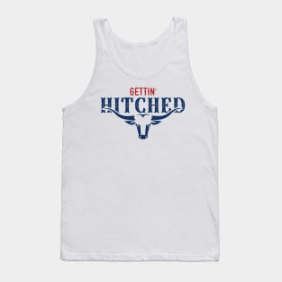 Cowgirl bachelorette - getting hitched Tank Top